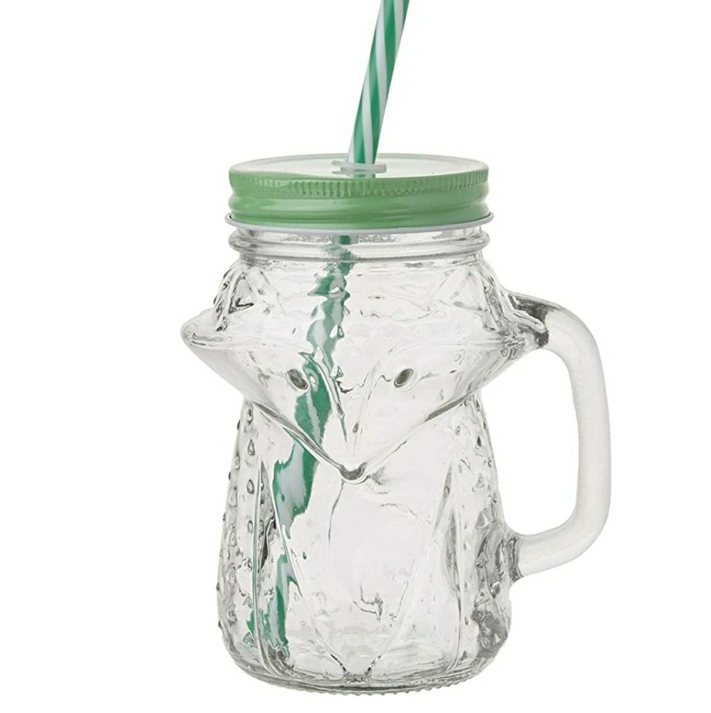 Fox mason jar mug